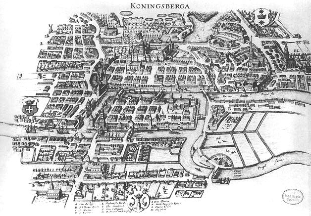 Χάρτης του Koenigsberg του 1651